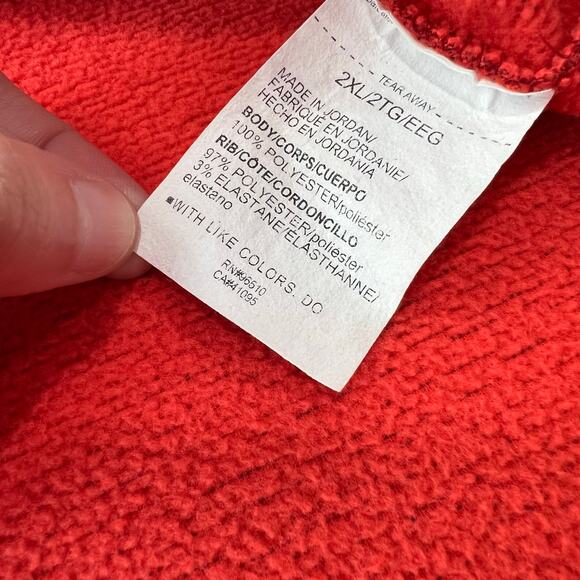 Under Armour Storm Golf 1/4 zip orange Pullover Sweatshirt Men's Size XXL - Picture 6 of 7